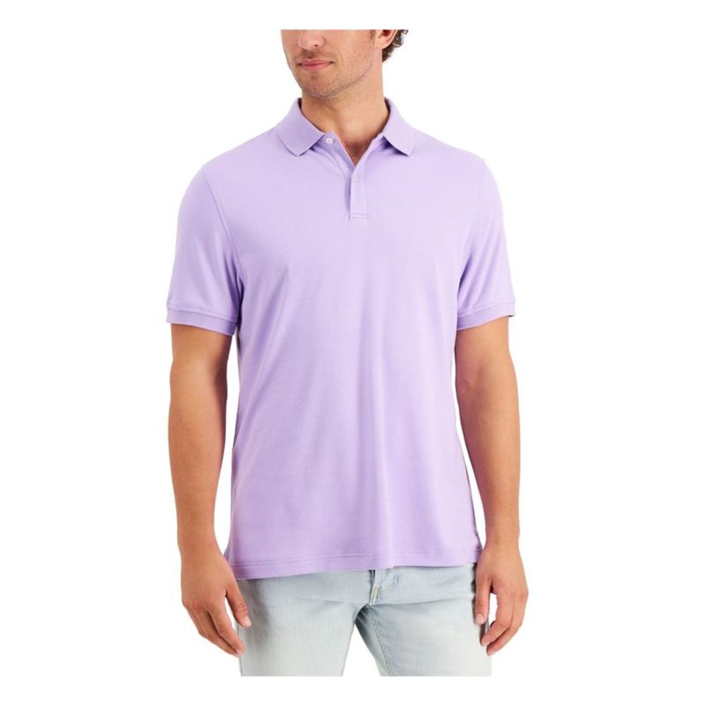 CLUBROOM Mens Purple Classic Fit Polo XXL